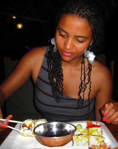 the best sushi I've ever had was in Tanzania