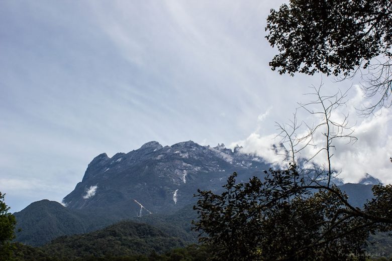 Kinabalu peak from a safe distance