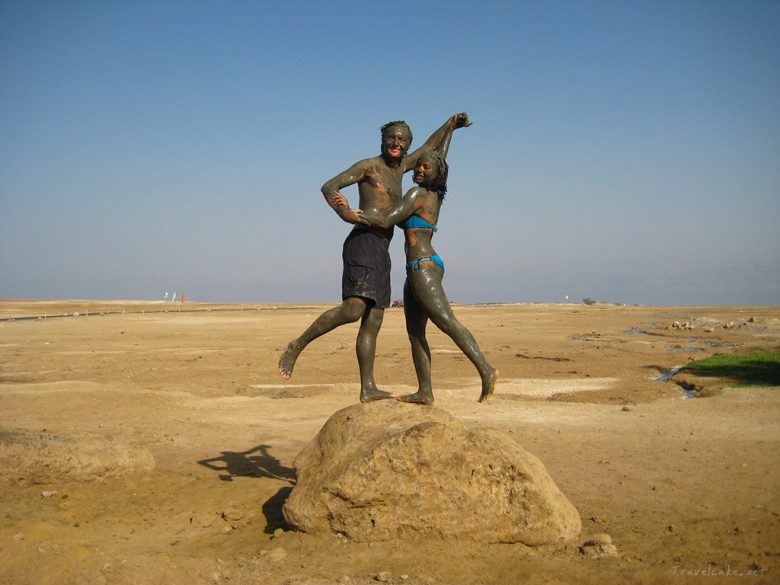 natural mud bath, Israel