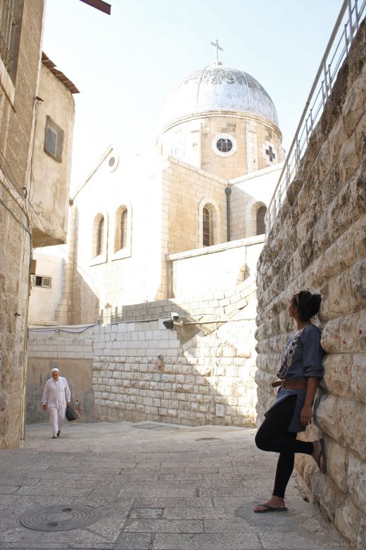 quiet streets of the old city