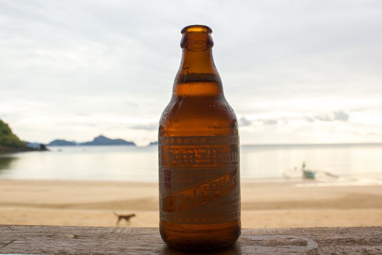  San Miguel on the beach, Palawan, Philippines