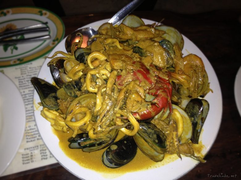 "fruits de mer curry" Palawan, Philippines