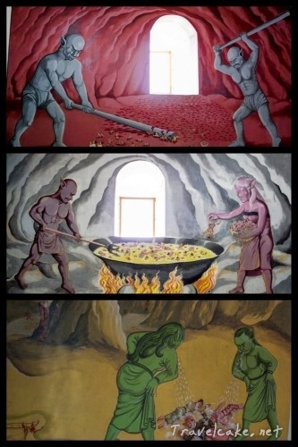 very graphic depiction of hell
