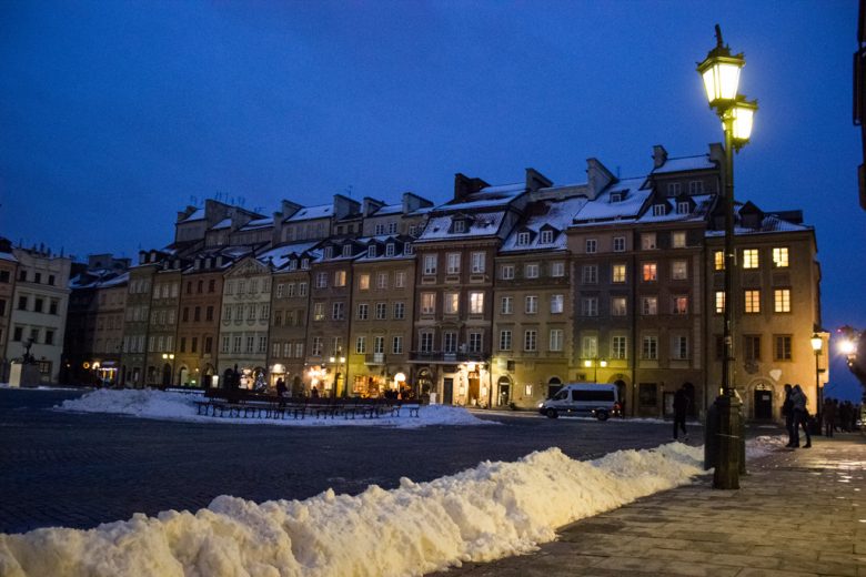 Warsaw's old town square