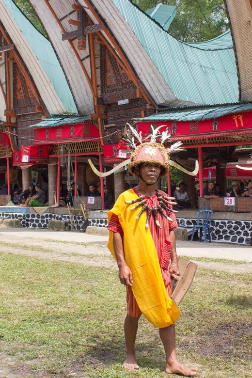 spiritual men funeral procession, Sulawesi