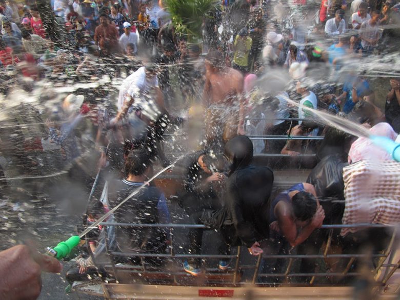 Thingyan, water festival, Yangon, Myanmar