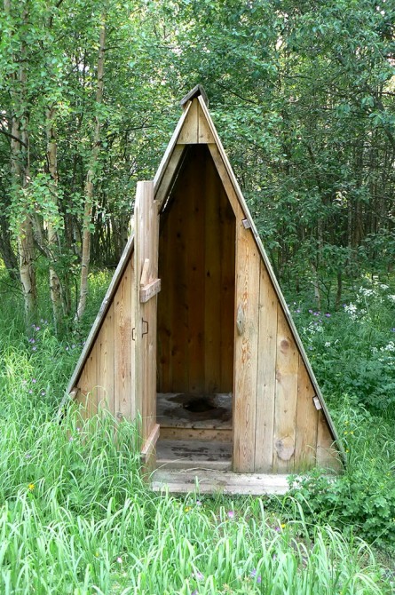 sauna toilet, Russia