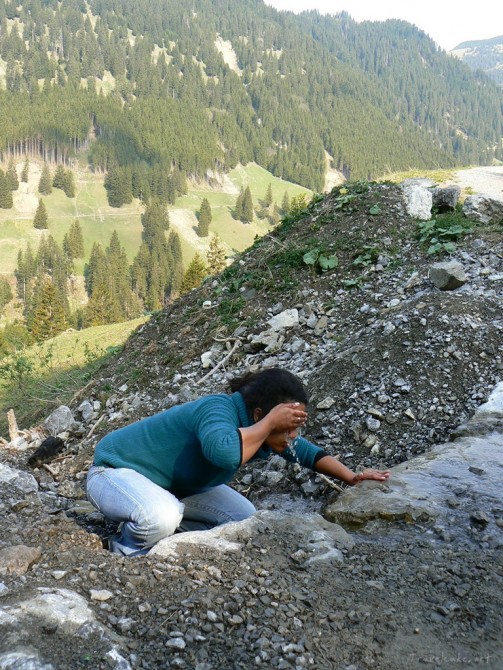 "bathing" in nature