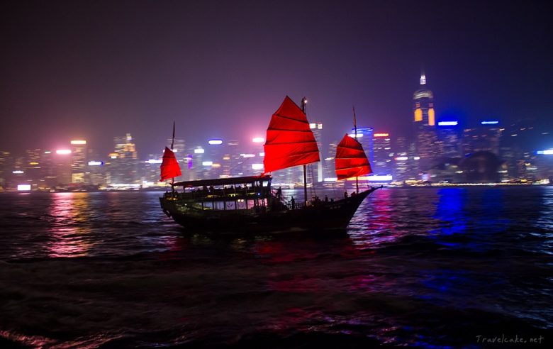  junk boats, Hong Kong