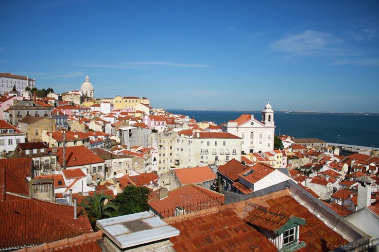 Lisbon's roofs, Portugal