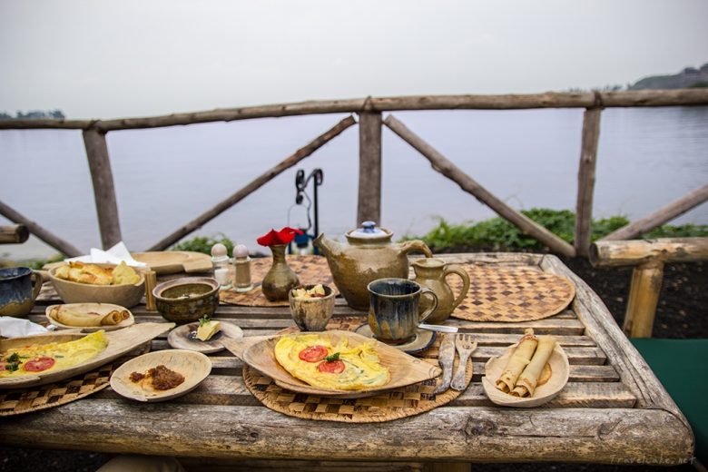 breakfast Gisenyi Rwanda