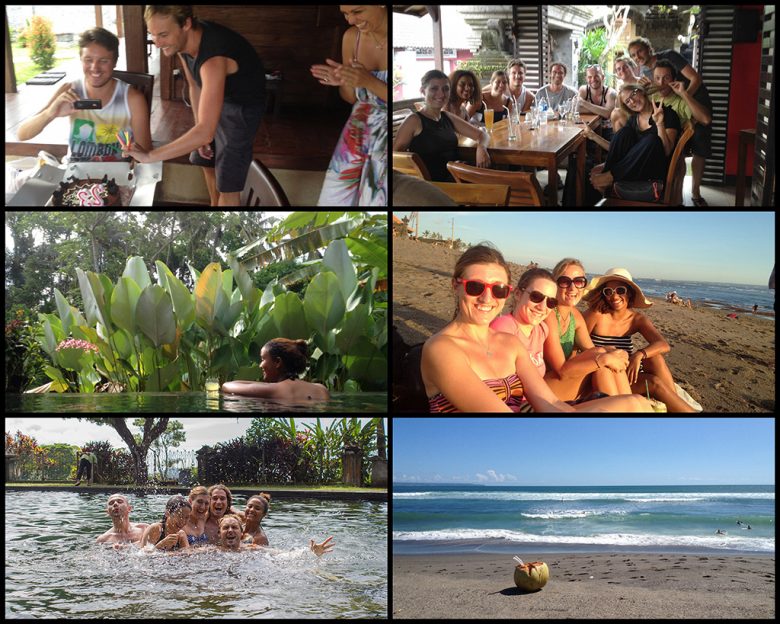 last weeks in Bali friends and indulgences