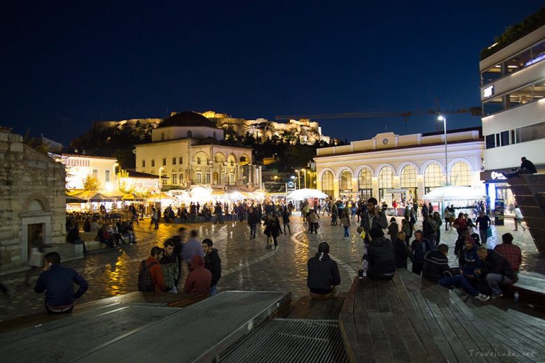 Athens by night