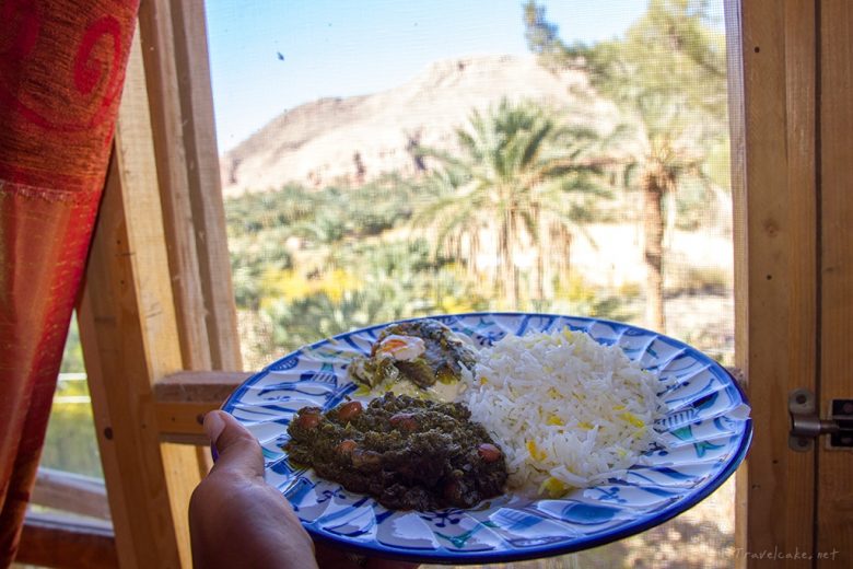 Garmeh, desert oasis, Iran, iranian food
