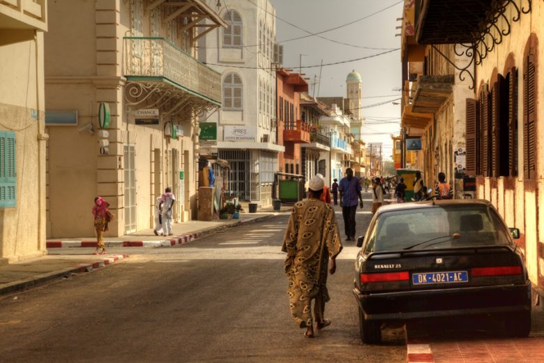 streets of Saint-Louis Senegal. Photo by Jan Dudas