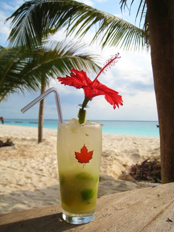 Zanzibar, Tanzania, cocktail, beach