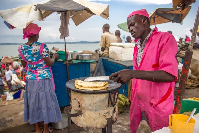 Rolex Uganda, street food