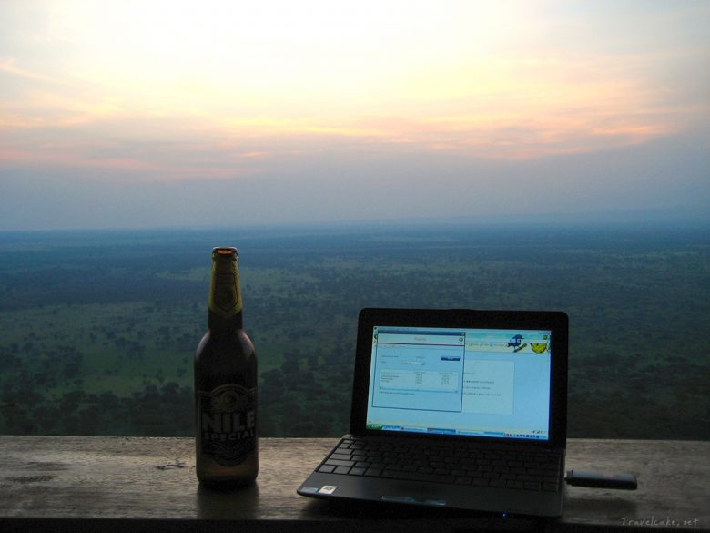 digital nomad, queen elisabeth national park, uganda