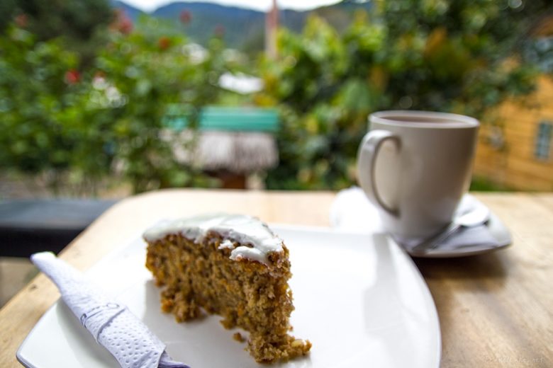 carrot cake, Mindo Ecuador