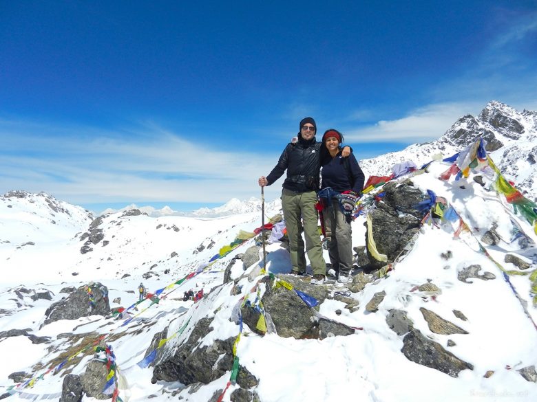 our first and very ill prepared trek, 4300m altitude. click on the title to read a post related the experience