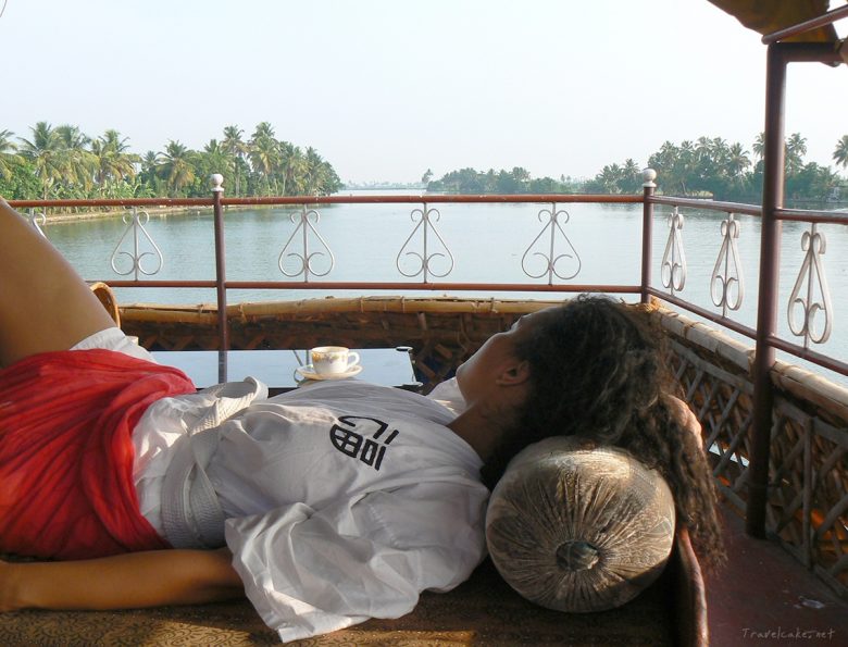 waking up on the deck of our houseboat, having breakfast while we glide over the waterways