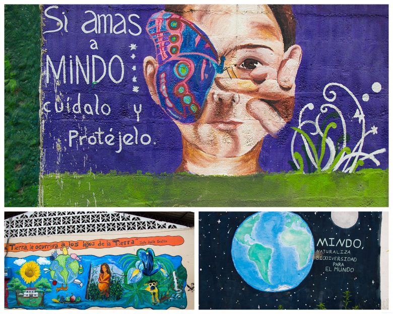 mural, Mindo Ecuador