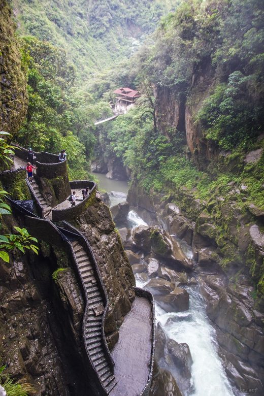 devil's cauldron, baños, ecuador