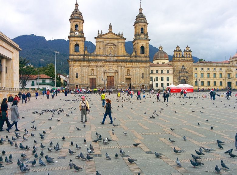 bogota, colombia, old town square
