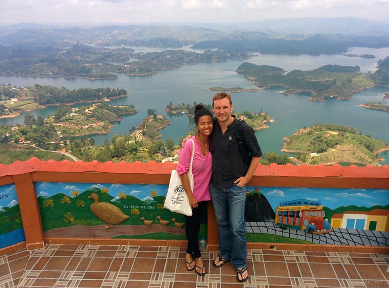 in Guatape, daytrip from Medellin