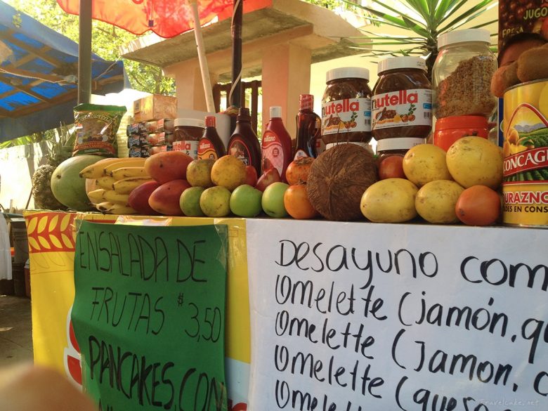 street breakfast, montañita