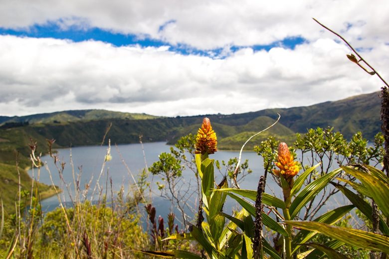 crater lake, ecuador