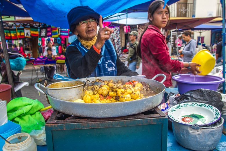 streetfood, Otavalo, ecuador