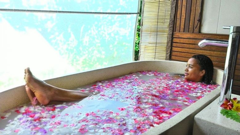 flower bath Bali